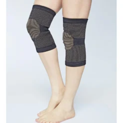 Knie-Bandage mit Kupfer schwarz