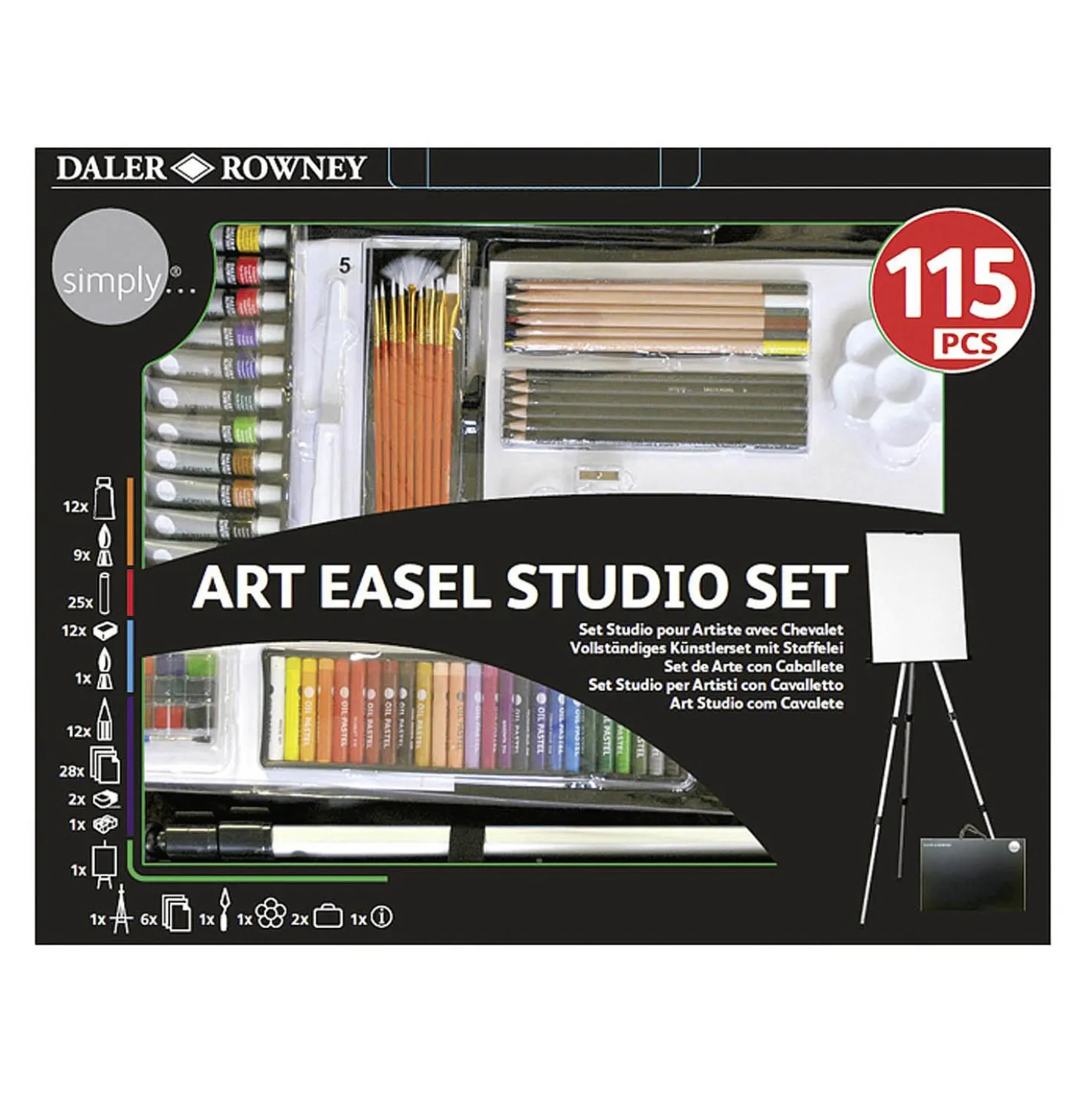 Künstlermal-Set „Simply“ 115-teilig LYRA
