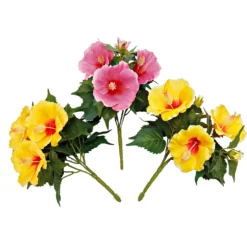 Künstliche Hibiskussträuße 3er-Set Gainsborough