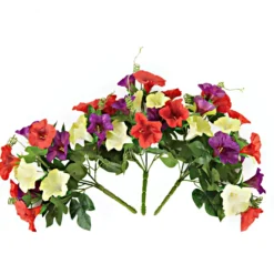 Künstlicher Blumenstrauß Petunien 3er-Set Gainsborough