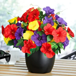 Künstlicher Blumenstrauß Petunien 3er-Set Gainsborough