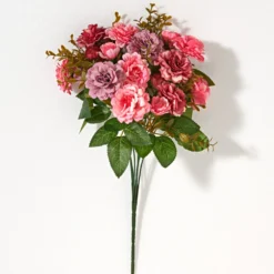 Künstlicher Nelkenstrauß 43 cm Eldo