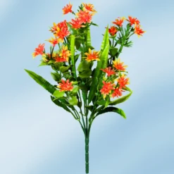 Künstlicher Sommerstrauß orange