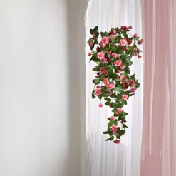 Künstliches Hängebouquet Nelken 80 cm Eldo