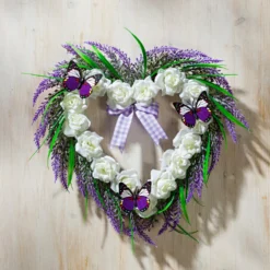 Künstliches Lavendel-Herz