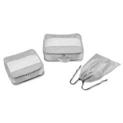 Koffer-Organizer-Set mit Kleidertaschen und Schuhbeutel, 3-tlg.