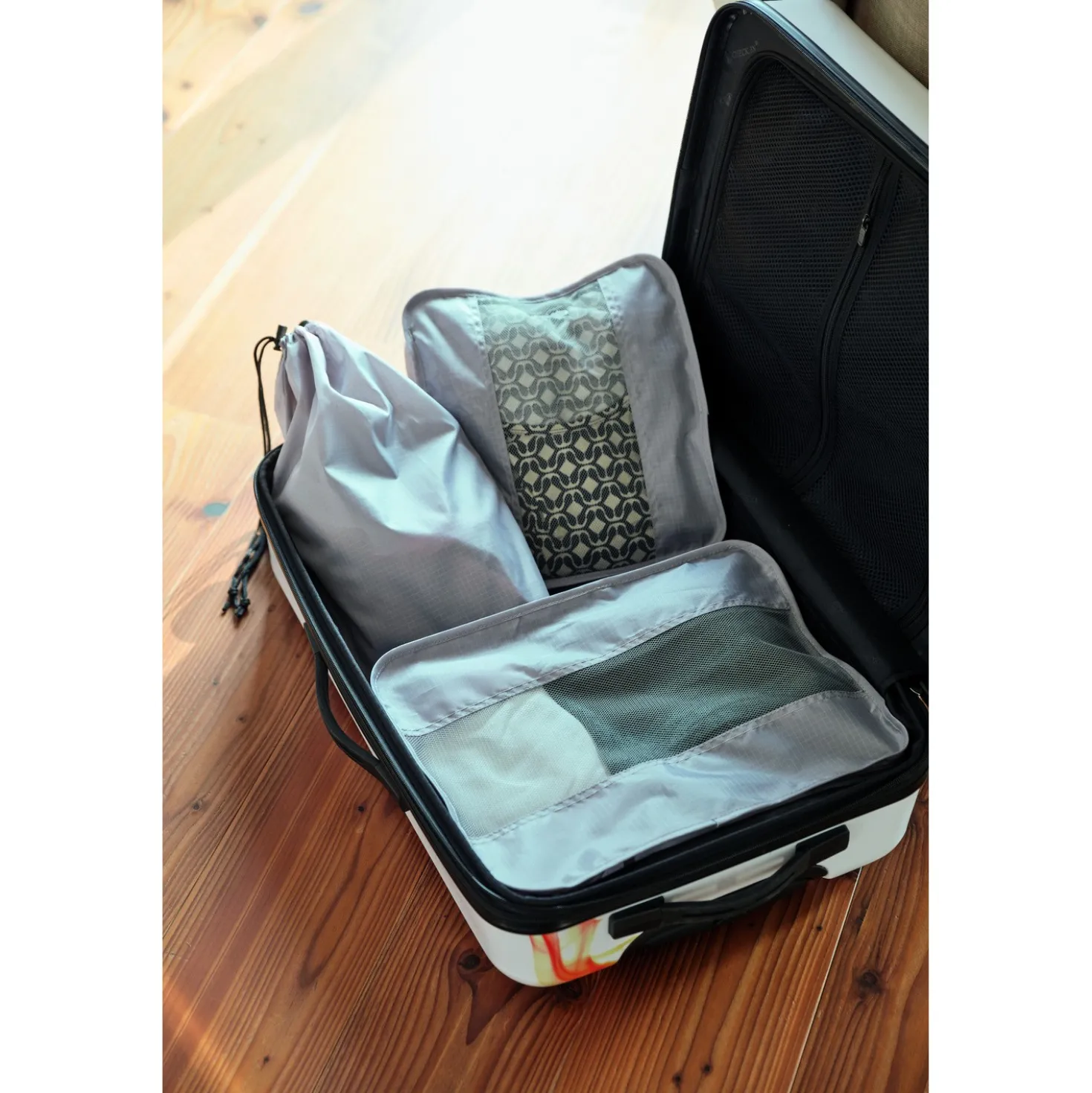 Koffer-Organizer-Set mit Kleidertaschen und Schuhbeutel, 3-tlg.