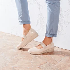 Komfort-Ballerina Brigitte beige