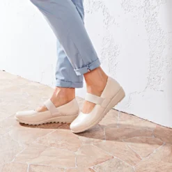 Komfort-Ballerina Brigitte beige
