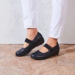 Komfort-Ballerina Brigitte navy