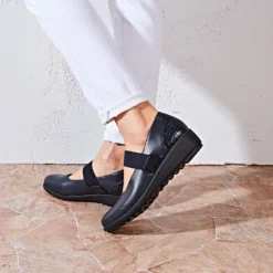 Komfort-Ballerina Brigitte navy