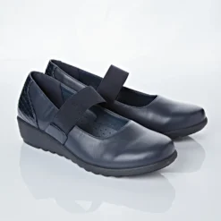 Komfort-Ballerina Brigitte navy