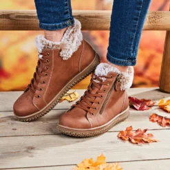 Komfort-Boots "Gloria" cognac