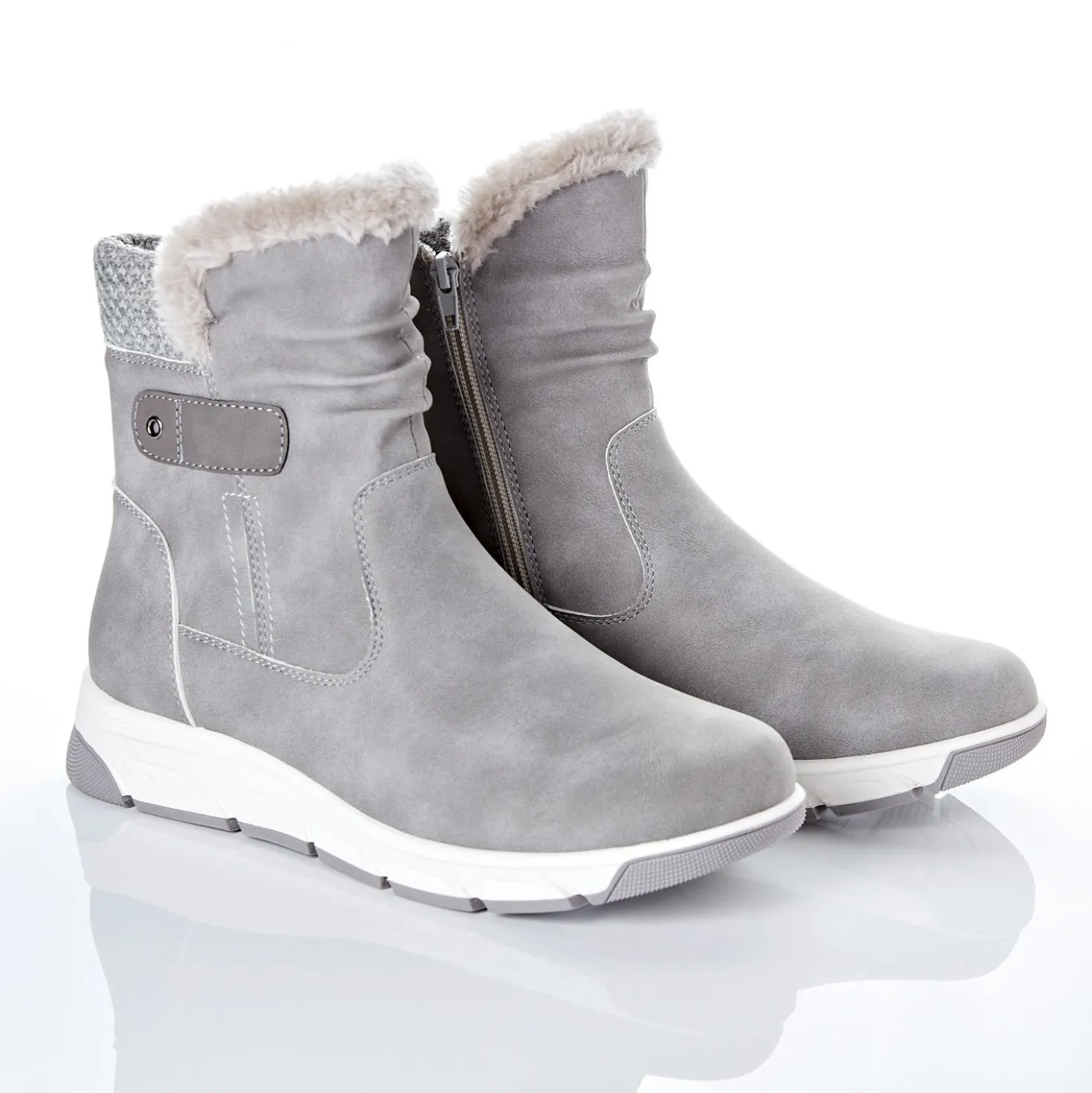 Komfort-Boots "Magda" grau