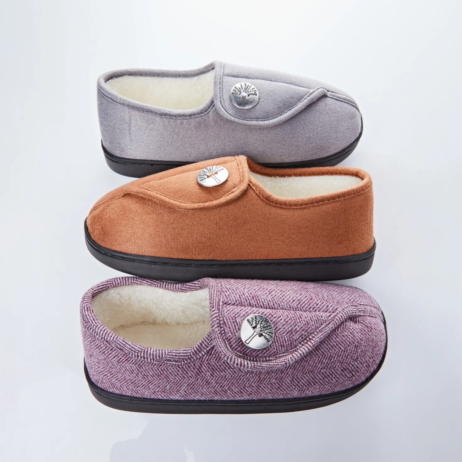 Komfort-Pantoffel "Irene" camel