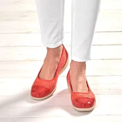 Komfortschuh Ballerina Hedwig orange