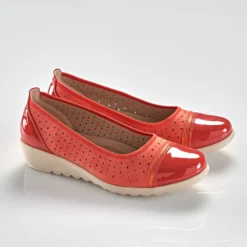 Komfortschuh Ballerina Hedwig orange