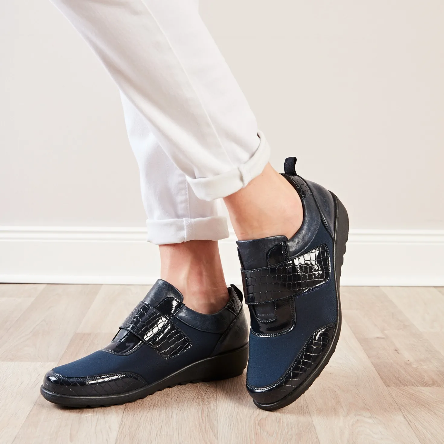 Komfortschuh "Doris" blau