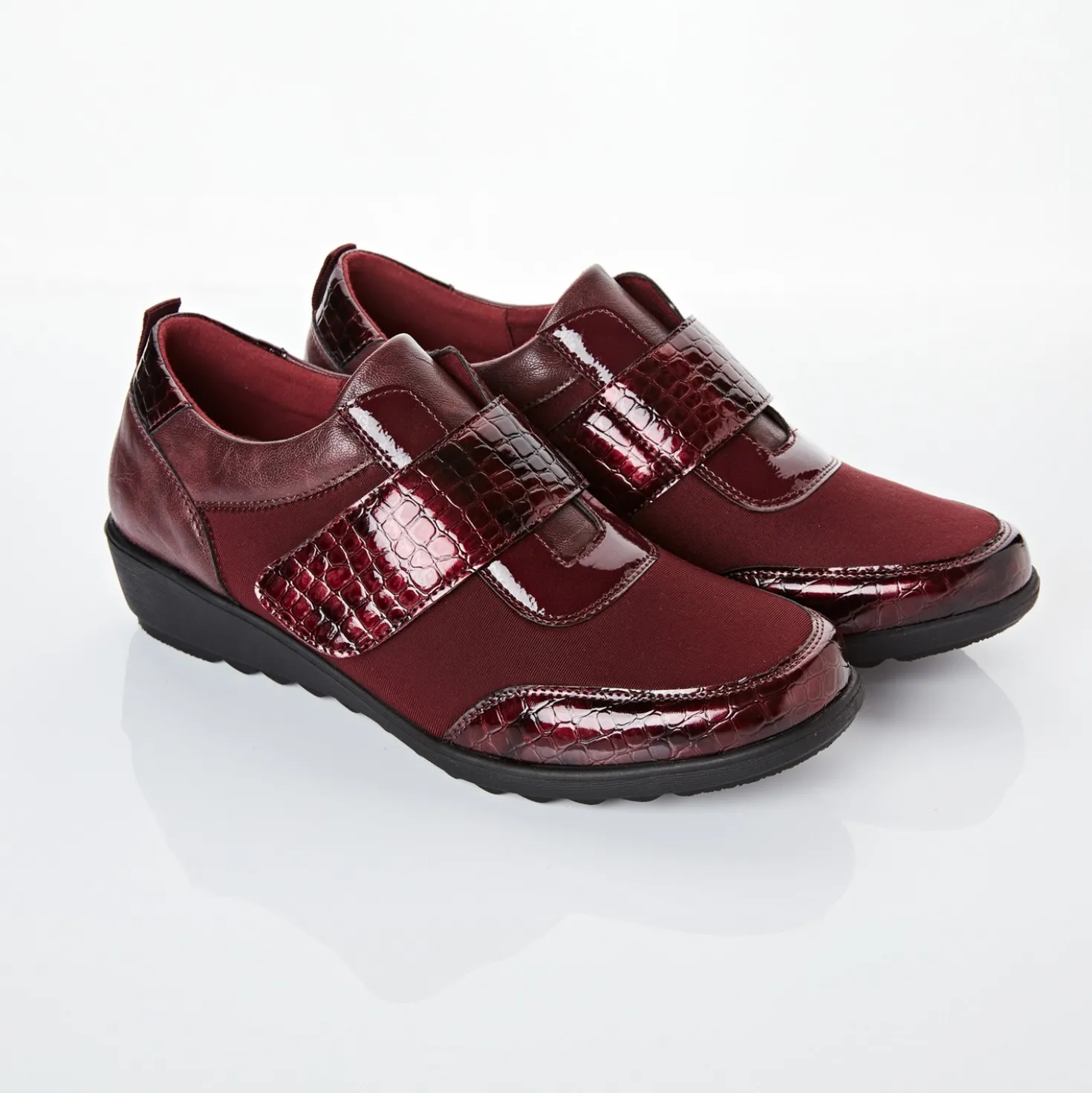 Komfortschuh "Doris" bordeaux