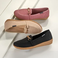 Komfort-Schuh Mokassin "Bärbel" schwarz