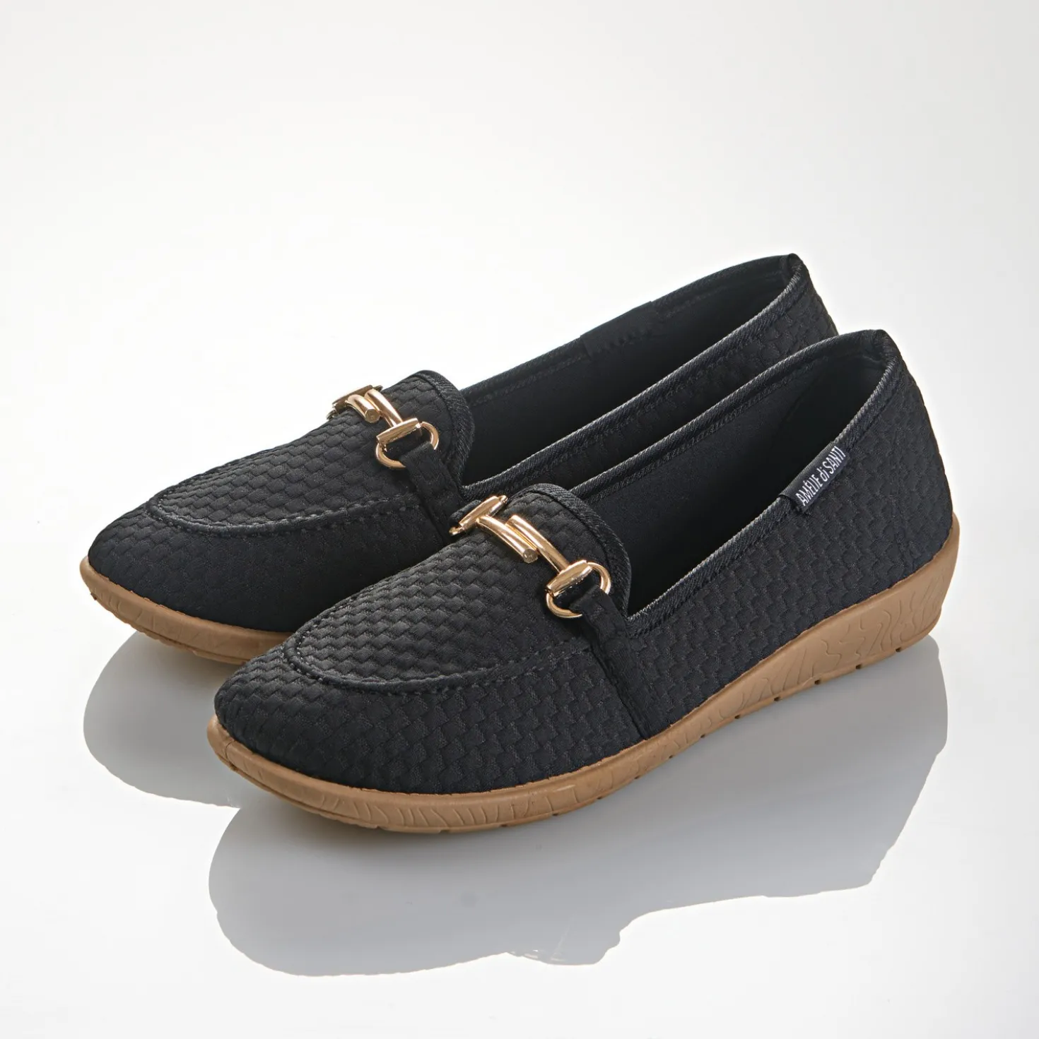 Komfort-Schuh Mokassin "Bärbel" schwarz