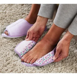 Komfort-Slipper "Gerda" lila