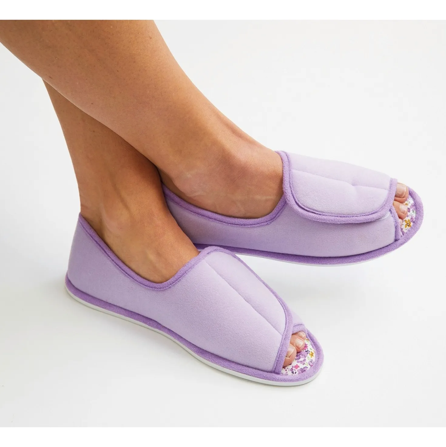 Komfort-Slipper "Gerda" lila