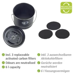 Komposteimer Nero 6 L WENKO