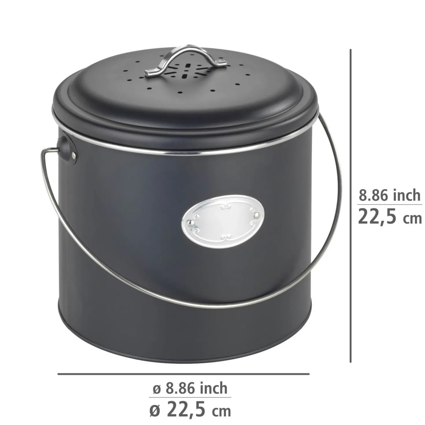 Komposteimer Nero 6 L WENKO