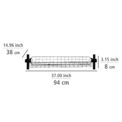 Korb Herkules 2er Set Schwarz WENKO