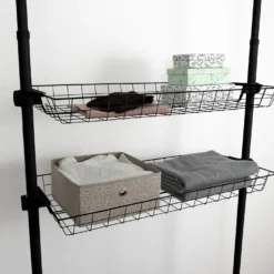 Korb Herkules 2er Set Schwarz WENKO