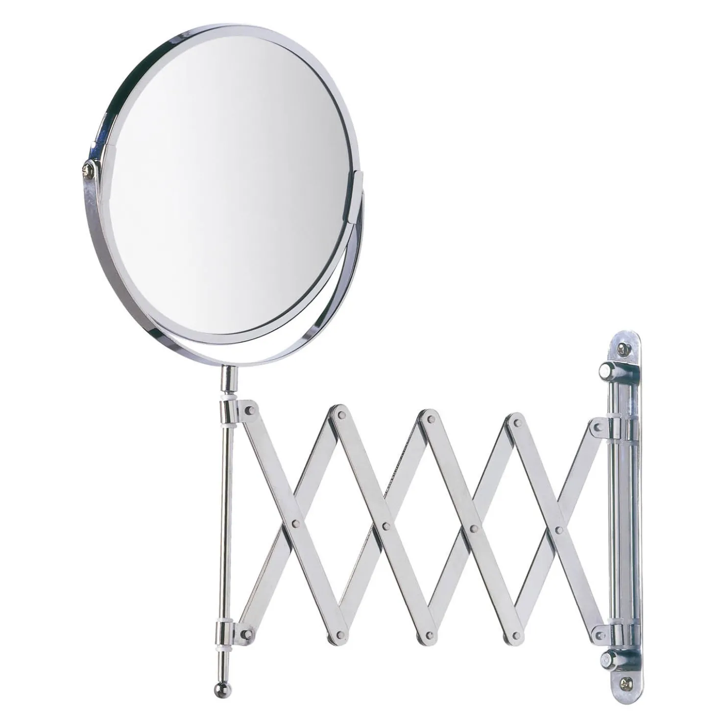 Kosmetik-Wandspiegel „Teleskop Exclusiv“ Chrom WENKO