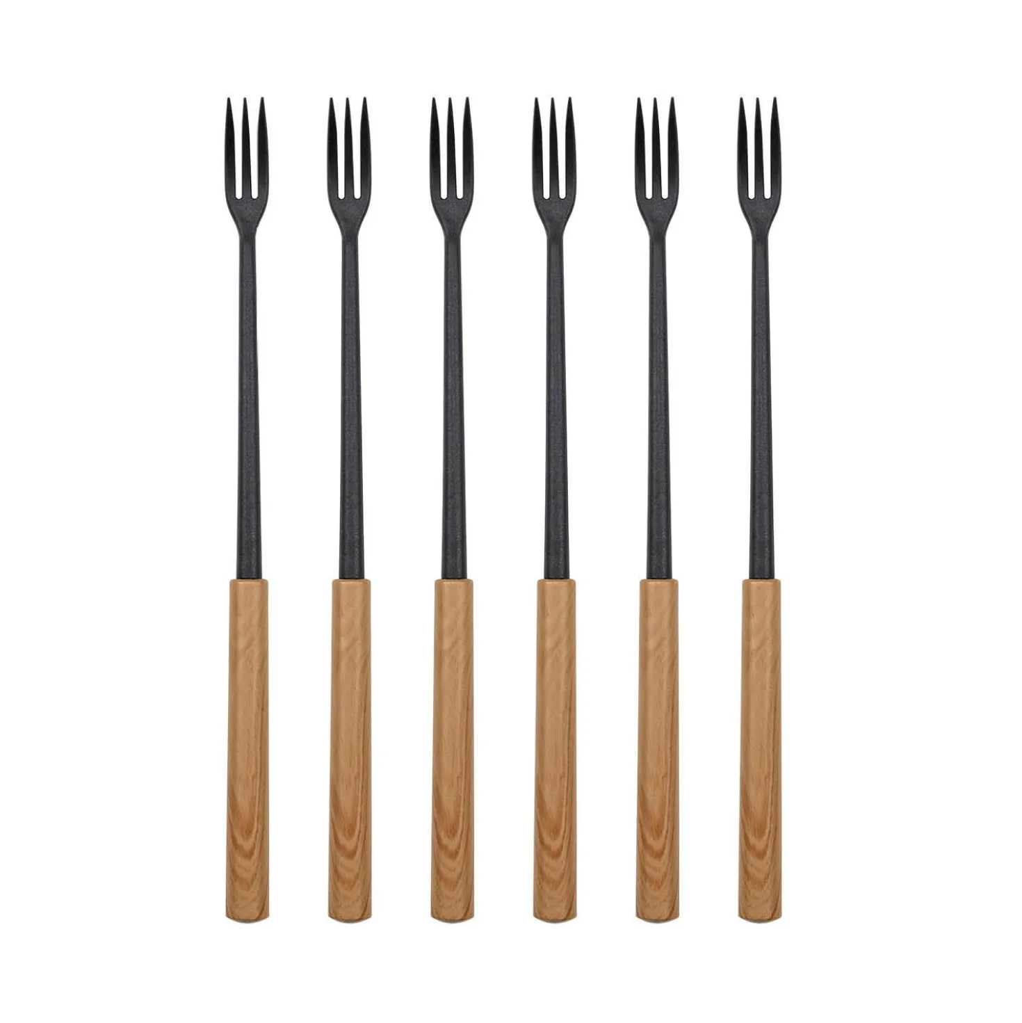 Käsefonduegabeln „Wood“ 6er-Pack NOUVEL