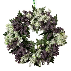 Kunstblumenkranz Heidekraut