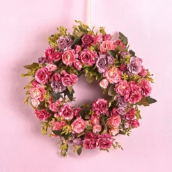 Kunstblumenkranz Nelken Ø 30 cm Eldo