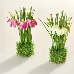 Kunstblume Schneeglöckchen-Nest pink Eldo
