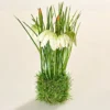 Kunstblume Schneeglöckchen-Nest weiß Eldo