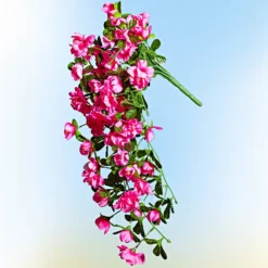 Kunstpflanze Hängeazalee rosa