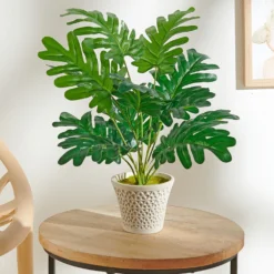 Kunstpflanze Monstera-Palme im Topf