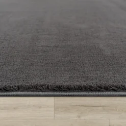 Kurzflor-Teppich CADIZ 630 Anthrazit Rechteckig Paco Home