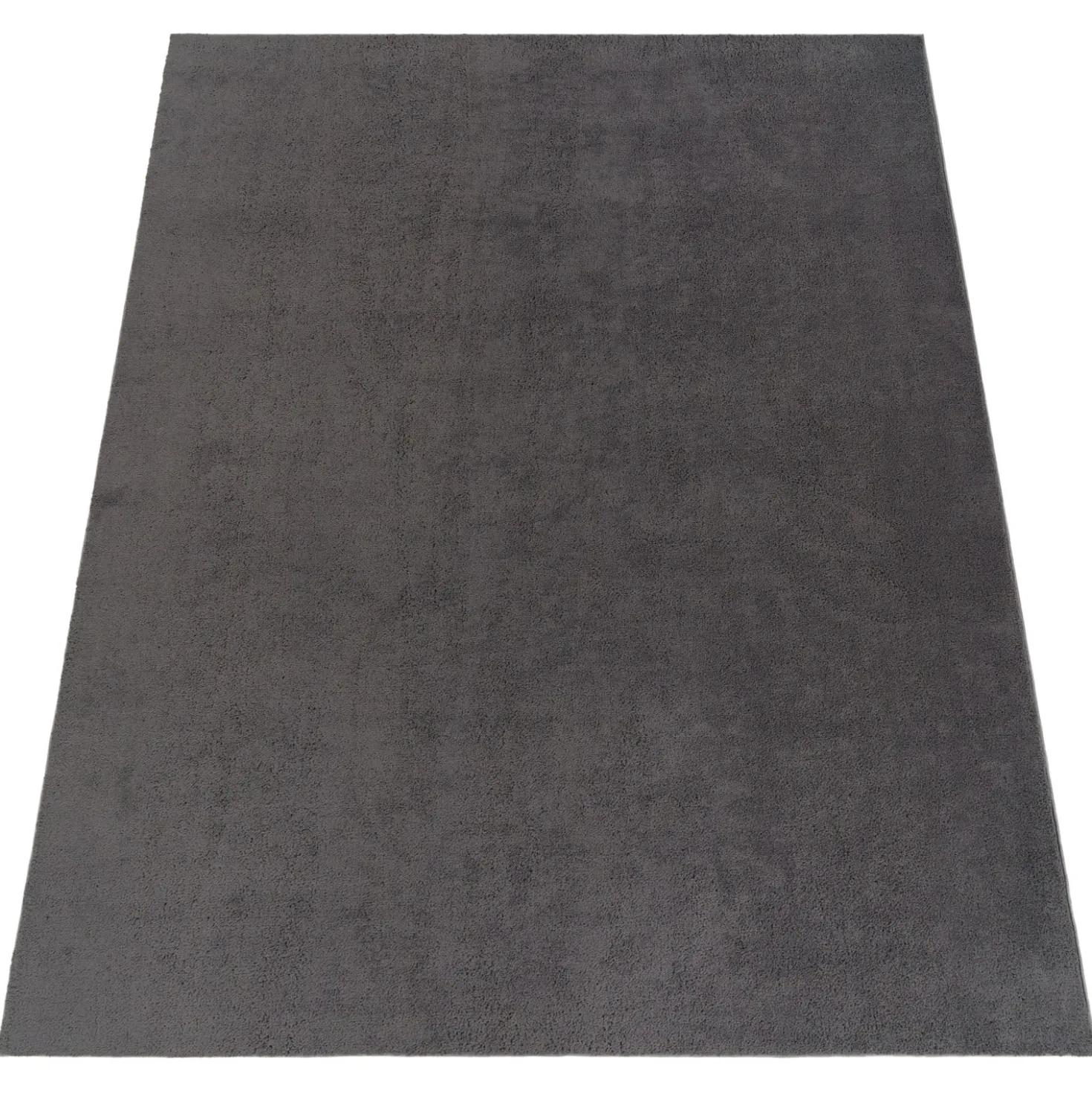 Kurzflor-Teppich CADIZ 630 Anthrazit Rechteckig Paco Home