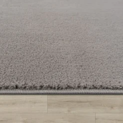 Kurzflor-Teppich CADIZ 630 Grau Rund Paco Home