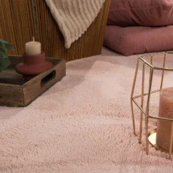 Kurzflor-Teppich CADIZ 630 Rosa Rechteckig Paco Home