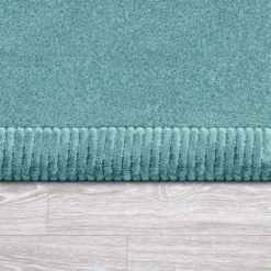 Kurzflor-Teppich TATAMI 475 Blau Rechteckig Paco Home