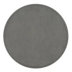 Kurzflor-Teppich TATAMI 475 Grau Rund Paco Home