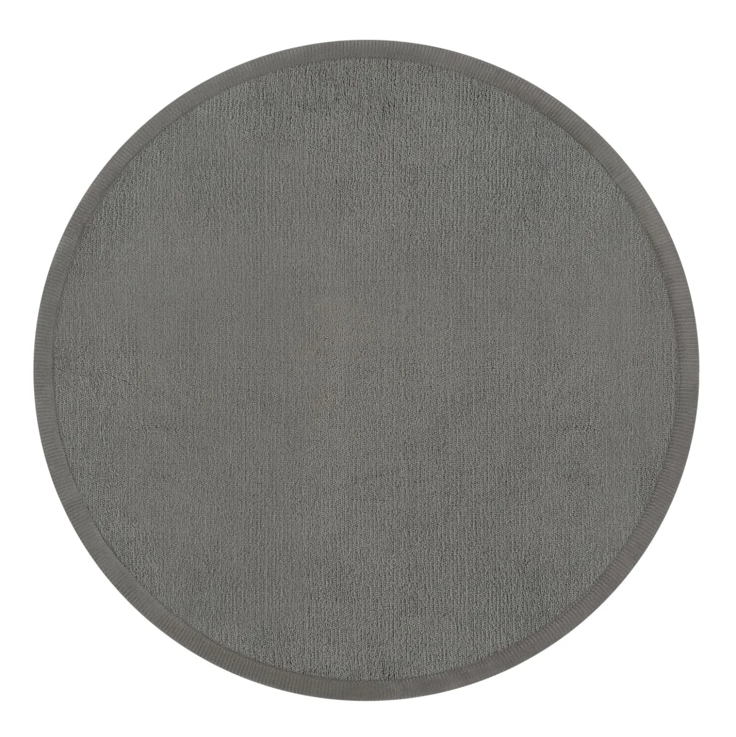 Kurzflor-Teppich TATAMI 475 Grau Rund Paco Home