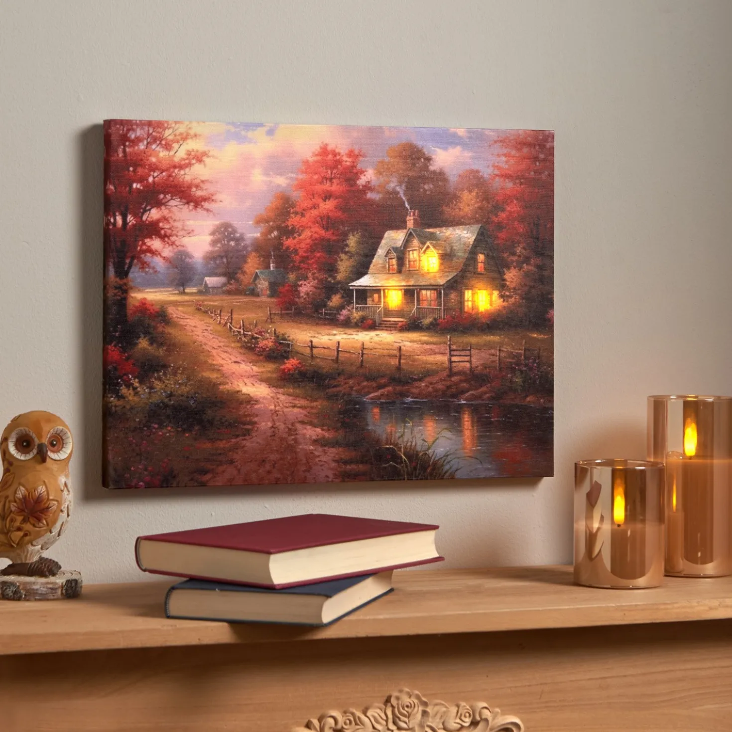 LED-Bild "Herbstlandschaft" Eldo