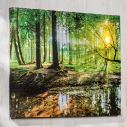 LED-Bild "Wald"