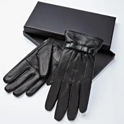 Leder-Damenhandschuhe