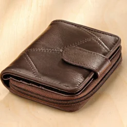Ledergeldbörse braun